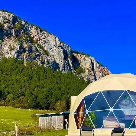 Hotel Glamping Hohe Wand - Zelt Mit Sternenfenster Und Whirlpool à Maiersdorf Extérieur photo