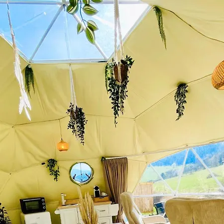 Hotel Glamping Hohe Wand - Zelt Mit Sternenfenster Und Whirlpool à Maiersdorf Extérieur photo