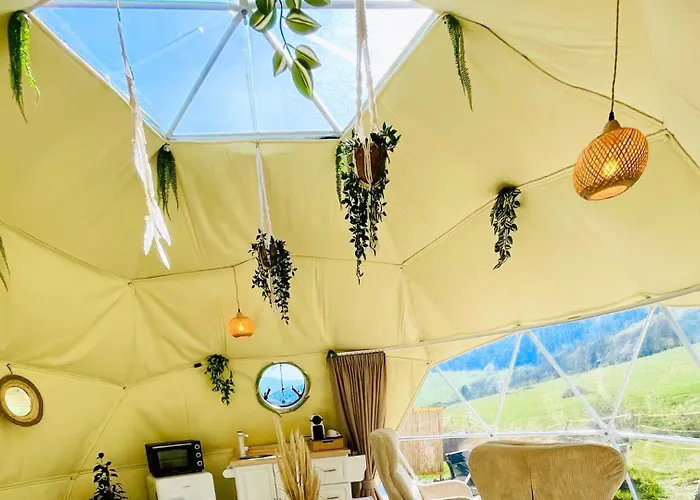 Glamping Hohe Wand - Zelt Mit Sternenfenster Und Whirlpool